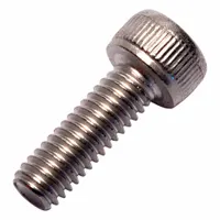 Socket Head Cap Screw: M4x0.70 Thread Size, 12 mm Lg, Std, Plain, Titanium, Grade 2, 4 mm Head Ht (MPN 0107535)