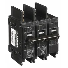 Bolt-on miniature circuit breaker rated 20 A, 240V AC, 3 poles. Provides overcurrent protection for branch circuits in industrial electrical distribution systems. Suitable for use in panelboards.