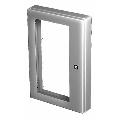 HOFFMAN Enclosure Window Kit: 14 1/2 in Frame Ht, 12 1/4 in Frame Wd, 9 3/4 in Window Ht - Enclosure Window Kits