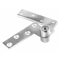 This full mortise-mount pivot hinge is constructed of brass. It has a leaf height of 4 1/4 inches and a leaf width of 1 1/16 inches. Used for door applications requiring a pivot hinge with full mortise mounting