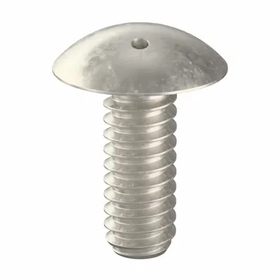 TAMPER-PRUF-SCREW Tamper Resistant Screw: #10-24 Thread Size, 1/2 in Lg, Stainless Steel - Truss Head Tamper-Resistant Machine Screws