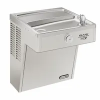 ELKAY Drinking Fountain: On-Wall, 20 5/8 in Ht, 18 5/8 in Dp, 18 1/16 in Overall Wd, ADA Compliant (MPN VRCGRN8)