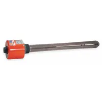 TEMPCO Screw Plug Immersion Heater: 1 Phase, 120V AC, 500 W Watt, 1 in NPT, 45.75 W/sq in (MPN TSP02011)