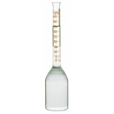 KIMBLE Babcock Bottle: 5 mL, 165 mm, Colorless, Narrow Mouth Size - Glass Lab Babcock Bottles