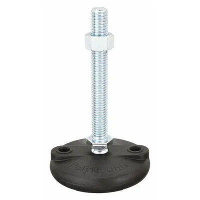 S & W Male-End Leveling Mount: Swiveling Stud, 3/4"-10 Thread Size, 4 in - Swivel Male Leveling Mounts