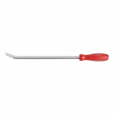 MILWAUKEE Pry Bar: Chisel End, 18 in Overall Lg, 3/8 in Bar Wd, 5/8 in End Wd, N No T No - Screwdriver-Handle Pry Bars