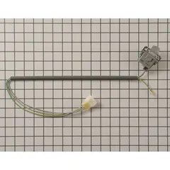 Replacement lid switch for Whirlpool washing machines and dryers. Detects proper lid closure to prevent operation when the lid is open. Used in household laundry equipment for safety interlock function.