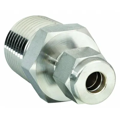 HAM-LET Double-Ferrule Stainless Steel Fitting: 5/8 in OD x 1/2 in - Double-Ferrule Stainless Steel Fittings
