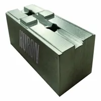 HURON Lathe Jaw: Square, Tongue and Groove, Aluminum, For 6 in Chuck, 3.38 in Ht (MPN A6MEHO)