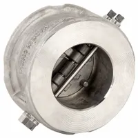 SSI Double Disc Check Valve: Double Disc, Inline Valve Body, 2 in Pipe Size, Wafer, Wafer, Wafer (MPN 0200-600WTTTM-T)