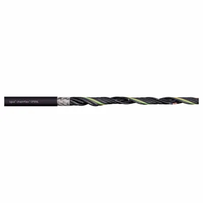 CHAINFLEX Control Cable: 18 AWG, 5 Conductors, Order by the Foot, PUR Jacket - Continuous Flexing Control Cables