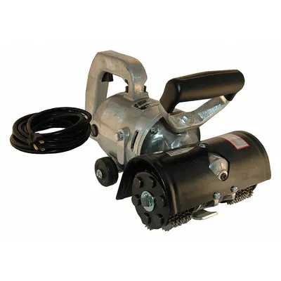 AURAND Electric Handheld Scarifier: D-Handle, 8 in Cleaning Area, 115V AC, 1/2 hp - D-Handle Handheld Corded Scarifiers