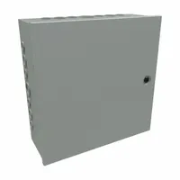 HAMMOND Junction Box: Steel, 16 in x 16 in x 6 in, NEMA 1, Solid Cover, Hinged, Included, Painted (MPN CHKO16166)