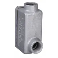 Conduit Outlet Body: Iron, Triple Coat Epoxy Coating, 1/2 in Trade Size, LB Body, Threaded (MPN ERLB50)