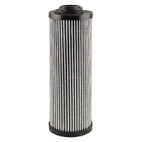 Cartridge hydraulic filter with cellulose media, 1 3/8 in inside diameter and 2 5/8 in outside diameter. Includes integral gasket for sealing. Compatible with hydraulic fluid and MP Filtri vehicles. Used in hydraulic systems to remove contaminants