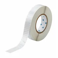 This precut label roll consists of white gloss polyimide labels in a 1 13/64 in x 3/16 in size. Designed for use with the BBP11 printer series, it is suitable for high-temperature industrial labeling applications such as circuit board and component identification
