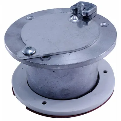 AMERICAN GARAGE DOOR SUPPLY Latching Exhaust Port: Aluminum - Material Handling