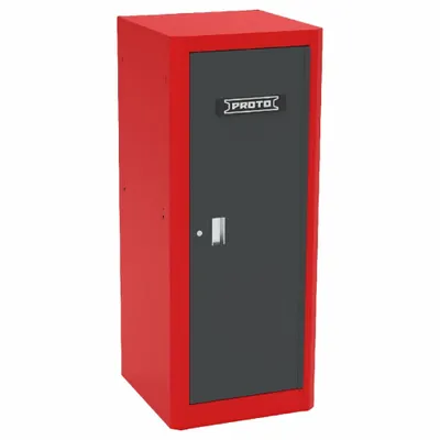 PROTO Side Cabinet: Red, 6 Drawers, Keyed, 27 in W x 27 in D x 65 in H, Red / Gloss - Heavy-Duty Side Cabinets