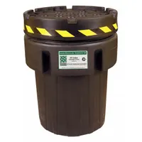ULTRATECH Overpack Drum: LLDPE, 95 gal, Screw-On Lid, Unlined/No Interior Coating, Polyethylene (MPN 570)