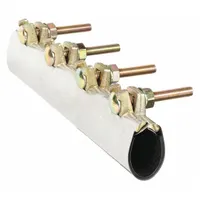 This partial-gasket repair clamp is designed for sealing leaks in 1 1/2 in pipe without replacing the entire section. Constructed with 304 stainless steel and steel bolts, it features a nitrile rubber gasket. Rated for a maximum operating pressure of 150 psi and a maximum vacuum pressure of 150. Suitable for industrial piping systems handling water, air, or non-aggressive fluids