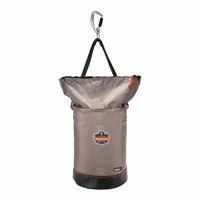 ARSENAL BY ERGODYNE Bucket Bag: 12 1/2 in W x 17 in H x 17 in L, Gray, Nylon, 1 Pockets, Zipper (MPN 5977)