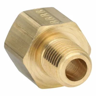 PARKER Metal Pipe Straight: Straight, 3/8 in x 1/4 in - Threaded High-Pressure Pipe Fittings