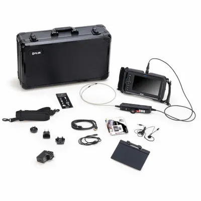 FLIR Videoscope Kit: 640 x 480, 1 m Shaft Lg, 4.5 mm Shaft Dia, 4.5 mm Camera Dia - Borescopes with Articulating Probes