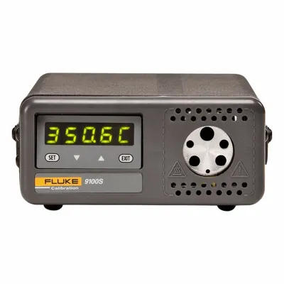 FLUKE CALIBRATION Drywall Temperature Calibrator: 14°F to 707°F /-10°C to 375°C - Single-Block Drywell Calibrators with Adjustable Setpoints