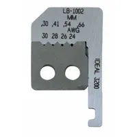 Replacement Blade Set: 25/32 in Overall Lg, Steel, Less than 6 in, 45-672, 45-672, LB-1002