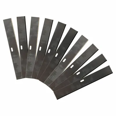 ROBERTS Scraper Blade: 4 in Overall Lg (MPN 10-442-10) - Replacement Scraper Blades