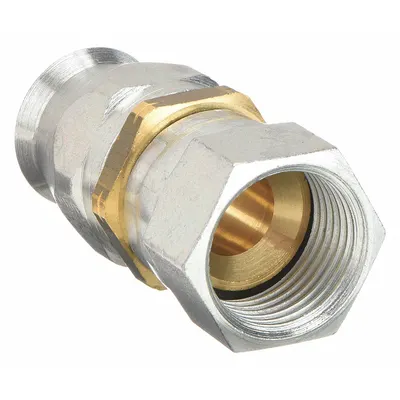 AEROQUIP Brass/Steel Reusable Hydraulic Hose Fitting - Brass/Steel Reusable Hydraulic Hose Fittings