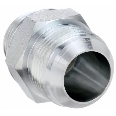 ADAPTALL Hydraulic Hose Adapter: 1 in x 3/4 in Fitting Size, Male x Male, NPTF x NPTF - NPTF-to-NPTF Steel Hydraulic Hose Adapters