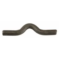 This chain clip is designed for securing chains during towing operations in fleet and vehicle maintenance. It features an unfinished finish and measures 4 inches in overall length and 1 inch in overall width. Suitable for heavy-duty towing applications where a simple, functional clip is required