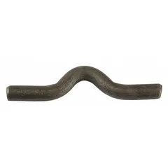 This chain clip is designed for securing chains during towing operations in fleet and vehicle maintenance. It features an unfinished finish and measures 4 inches in overall length and 1 inch in overall width. Suitable for heavy-duty towing applications where a simple, functional clip is required.