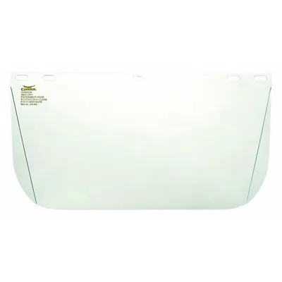 CONDOR Face Shield Visor: 15 1/2 in Overall Wd, 8 in Overall Ht, 1.5 mm Overall Thick - General Purpose Replacement Visors