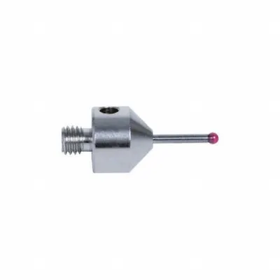 INSIZE M5 Stylus: CMM Straight Stylus, Ball, Straight, 1.08 in Ruby Ball Tip - Straight CMM Styli