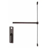 VON DUPRIN Surface Vertical Rod: 4 ft Max Door Wd, Bronze (MPN 2227TP-4-313)