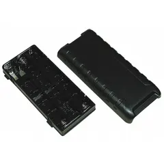Alkaline battery designed for Standard Horizon handheld radios in the HX280S series. Provides non-rechargeable power for marine or outdoor communication equipment. Not waterproof. Compatible with Standard Horizon HX280S models.