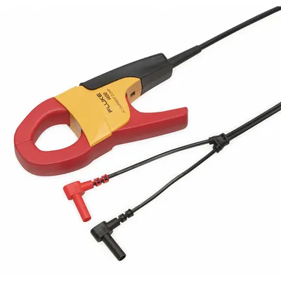 FLUKE Current Clamp Probe: CAT III 1000V/CAT IV 600V, Banana Plug, 1.2 in Jaw Opening - Clamp-On Current Probes