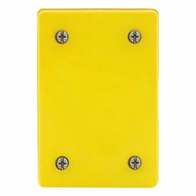 LEVITON Weatherproof Cover: Valox PBT, Wetguard, Blank Cover, 1 Gangs, 4 5/8 in Overall Ht - Plastic Weatherproof Electrical Box Covers