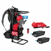 MILWAUKEE Concrete Vibrator: Backpack, 72V DC, 21 ft Lg, 2 1/2 in Dia, 2 1/2 in Radius, 6.0 Ah (MPN MXF371-2XC)