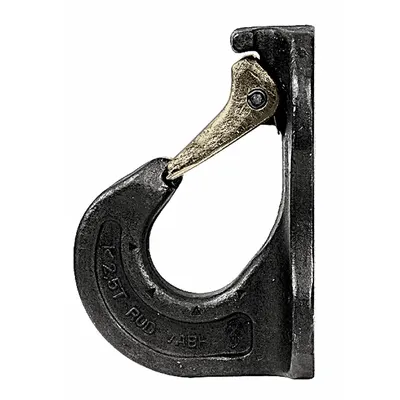 RUD CHAIN Excavator Hook: 5,500 lb Working Load Limit, 100 Hook Grade, Steel - Weld-On Excavator Hooks for Lifting