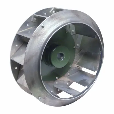CANARM Blower Wheel: Backward-Inclined, 12 1/4 in Dia, 5 1/4 in W, CW Hub End - Backward-Inclined Blower Wheels
