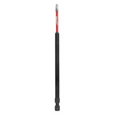 MILWAUKEE Driver Bit: Power Bit, Imperial, #1 Bit Size, S1 Bit Industry Size, Std - Impact Bits