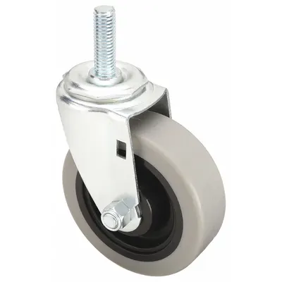 OEM Stem Caster: Swivel - Standard Threaded Stem Casters