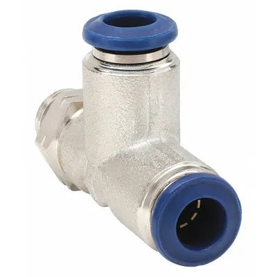 AIGNEP USA Nickel-Plated Brass Tube Tee Fitting - Nickel-Plated Brass Tube Fittings