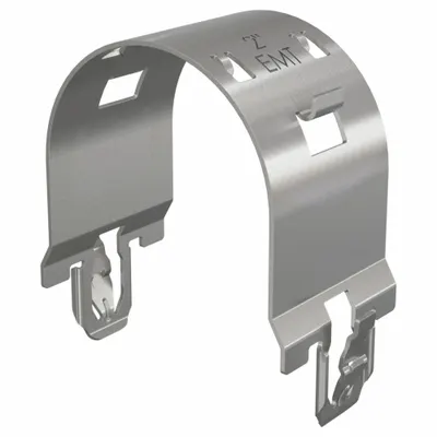 EMT Condiut Clamp: Spring Steel, SST (Dakota ProTect Wet/Dry: 1000hr) - Snap-in EMT Conduit Clamps