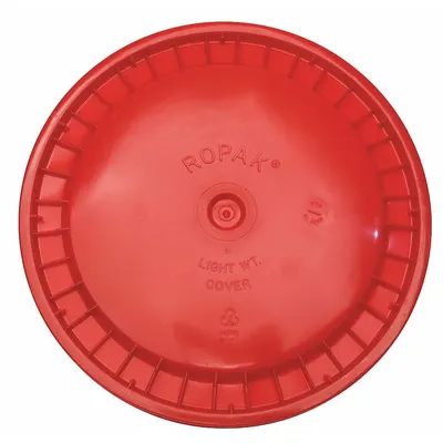 OEM Snap-On Lid, Red Plastic, 12 1/4 in Dia, FDA Compliant, ROP2100CVR-SN-R - Snap-On Lids