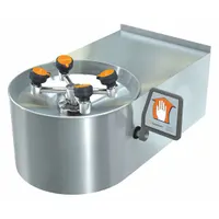 GUARDIAN EQUIPMENT Plumbed Eyewash: Std, Wall Mnt, Eyes and Face Coverage, Uncovered, Push Plate (MPN GBF1721)