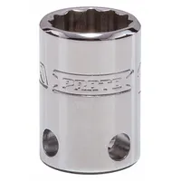 PROTO Socket: Metric, 3/8 in Drive Size, 14 mm Socket Size, 12-Point, Deep, Chrome, Tether Ready (MPN J5214M-TT)